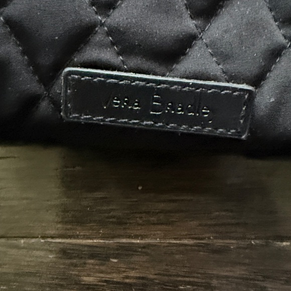 Quilted Black Vera Bradley  Travel Bag! Like new! - Picture 6 of 9